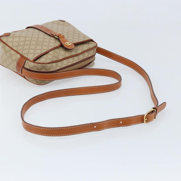 CELINE Macadam Canvas Shoulder Bag PVC Auth ARZ061A