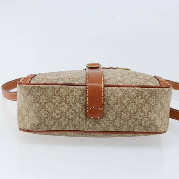 CELINE Macadam Canvas Shoulder Bag PVC Auth ARZ061A