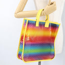 GUCCI Micro GG Canvas Hand Bag Vinyl Multicolor 550763 Auth ARZ065-24
