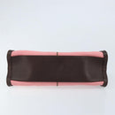 BOTTEGA VENETA Ketting Handtas Leer Canvas 2-weg Outlet Roze Goud Auth ARZ067V-5