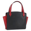 LOUIS VUITTON Epi Bicolor Varenne Hand Bag Black Red M52387 LV Auth ARZ070-1