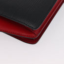 LOUIS VUITTON Epi Bicolor Varenne Hand Bag Black Red M52387 LV Auth ARZ070-8