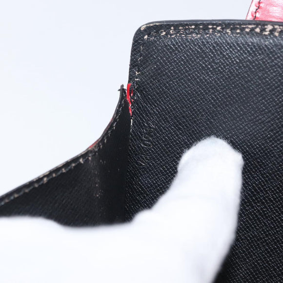 LOUIS VUITTON Epi Bicolor Varenne Hand Bag Black Red M52387 LV Auth ARZ070