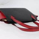 LOUIS VUITTON Epi Bicolor Varenne Hand Bag Black Red M52387 LV Auth ARZ070-6