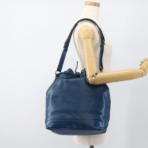 LOUIS VUITTON Epi Noe Shoulder Bag Toledo Blue M44005 LV Auth ARZ071