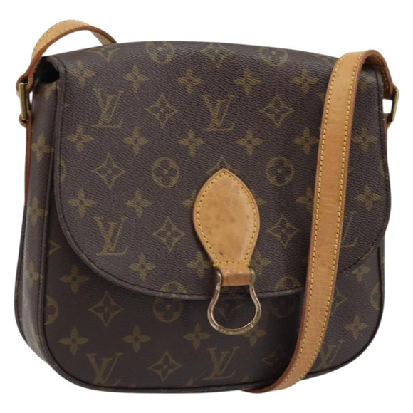LOUIS VUITTON Monogram Saint Cloud GM Shoulder Bag M51242 LV Auth ARZ073