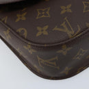 LOUIS VUITTON Monogram Saint Cloud GM Shoulder Bag M51242 LV Auth ARZ073-16