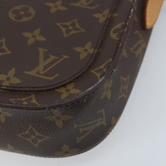 LOUIS VUITTON Monogram Saint Cloud GM Shoulder Bag M51242 LV Auth ARZ073