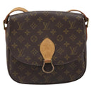 LOUIS VUITTON Monogram Saint Cloud GM Shoulder Bag M51242 LV Auth ARZ073-13