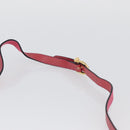 Salvatore Ferragamo Vala Hand Bag Suede 2way Pink Gold Auth ARZ075A-10