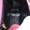 Salvatore Ferragamo Vala Hand Bag Suede 2way Pink Gold Auth ARZ075A-19