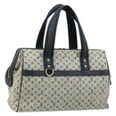 LOUIS VUITTON Monogram Mini Josephine GM Hand Bag Blue M92211 LV Auth ARZ076-1