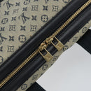 LOUIS VUITTON Monogram Mini Josephine GM Hand Bag Blue M92211 LV Auth ARZ076-18