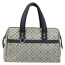 LOUIS VUITTON Monogram Mini Josephine GM Hand Bag Blue M92211 LV Auth ARZ076-13