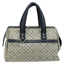 LOUIS VUITTON Monogram Mini Josephine GM Hand Bag Blue M92211 LV Auth ARZ076-2