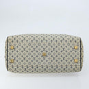 LOUIS VUITTON Monogram Mini Josephine GM Hand Bag Blue M92211 LV Auth ARZ076-5