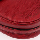 LOUIS VUITTON Epi Jeune Fille MM Shoulder Bag Red M52157 LV Auth ARZ077-15