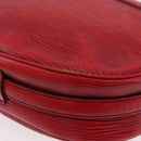 LOUIS VUITTON Epi Jeune Fille MM Shoulder Bag Red M52157 LV Auth ARZ077-18