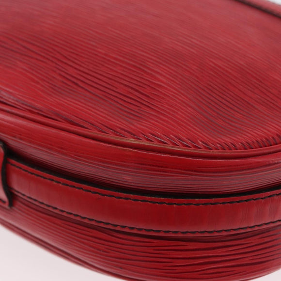 LOUIS VUITTON Epi Jeune Fille MM Shoulder Bag Red M52157 LV Auth ARZ077