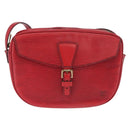 LOUIS VUITTON Epi Jeune Fille MM Shoulder Bag Red M52157 LV Auth ARZ077-13
