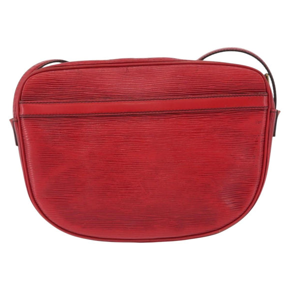 LOUIS VUITTON Epi Jeune Fille MM Shoulder Bag Red M52157 LV Auth ARZ077