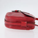LOUIS VUITTON Epi Jeune Fille MM Shoulder Bag Red M52157 LV Auth ARZ077-3