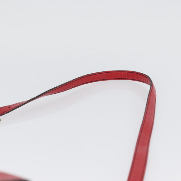 LOUIS VUITTON Epi Jeune Fille MM Shoulder Bag Red M52157 LV Auth ARZ077