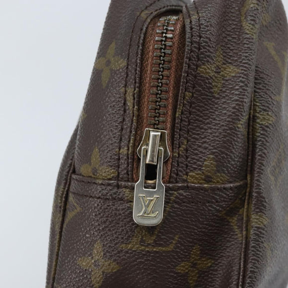 LOUIS VUITTON Monogram Trousse Toilette 28 Clutch Bag M47522 LV Auth ARZ078