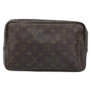 LOUIS VUITTON Monogram Trousse Toilette 28 Clutch Bag M47522 LV Auth ARZ078-2