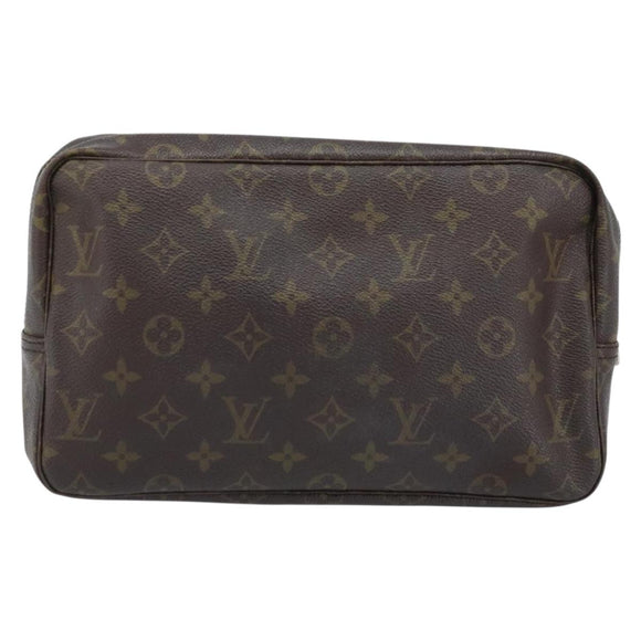 LOUIS VUITTON Monogram Trousse Toilette 28 Clutch Bag M47522 LV Auth ARZ078
