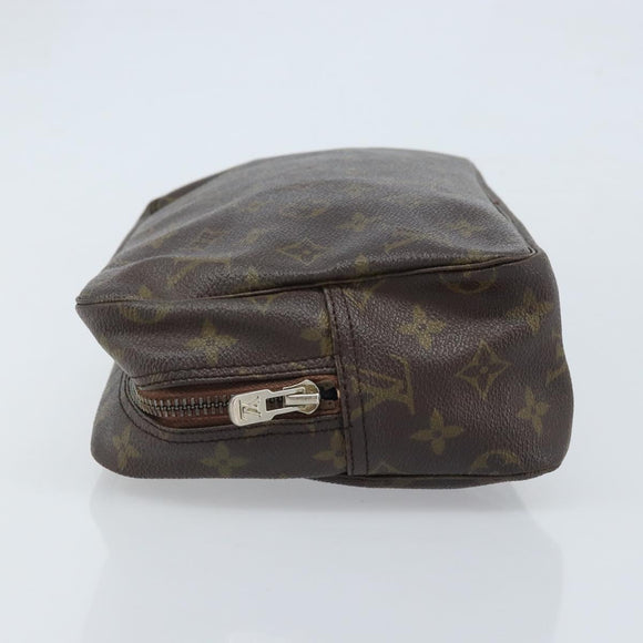 LOUIS VUITTON Monogram Trousse Toilette 28 Clutch Bag M47522 LV Auth ARZ078