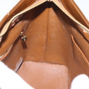 LOUIS VUITTON Monogram Vernis Houston Hand Bag Bronze M91122 LV Auth ARZ080-19