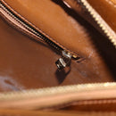 LOUIS VUITTON Monogram Vernis Houston Hand Bag Bronze M91122 LV Auth ARZ080-21