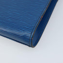 LOUIS VUITTON Epi Art Deco Clutch Bag Blue M52635 LV Auth ARZ083-10