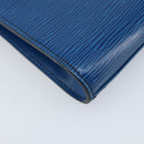 LOUIS VUITTON Epi Art Deco Clutch Bag Blue M52635 LV Auth ARZ083-11