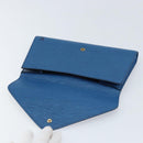 LOUIS VUITTON Epi Art Deco Clutch Bag Blue M52635 LV Auth ARZ083-12