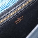 LOUIS VUITTON Epi Art Deco Clutch Bag Blue M52635 LV Auth ARZ083-13