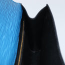 LOUIS VUITTON Epi Art Deco Clutch Bag Blue M52635 LV Auth ARZ083-15
