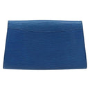 LOUIS VUITTON Epi Art Deco Clutch Bag Blue M52635 LV Auth ARZ083-3