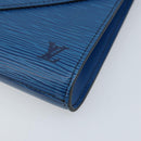 LOUIS VUITTON Epi Art Deco Clutch Bag Blue M52635 LV Auth ARZ083-8