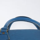 LOUIS VUITTON Epi Sac Plat Hand Bag Blue M52075 LV Auth ARZ090-14