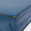 LOUIS VUITTON Epi Sac Plat Hand Bag Blue M52075 LV Auth ARZ090-10