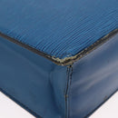LOUIS VUITTON Epi Sac Plat Hand Bag Blue M52075 LV Auth ARZ090-16