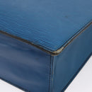 LOUIS VUITTON Epi Sac Plat Hand Bag Blue M52075 LV Auth ARZ090-17