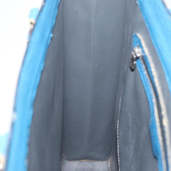 LOUIS VUITTON Epi Sac Plat Hand Bag Blue M52075 LV Auth ARZ090