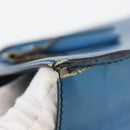 LOUIS VUITTON Epi Sac Plat Hand Bag Blue M52075 LV Auth ARZ090-6