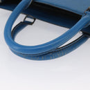 LOUIS VUITTON Epi Sac Plat Hand Bag Blue M52075 LV Auth ARZ090-9