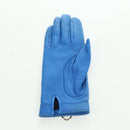 HERMES Medor Gloves Leather 6 1/2 Blue Auth ARZ096V-14