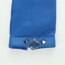 HERMES Medor Gloves Leather 6 1/2 Blue Auth ARZ096V-4