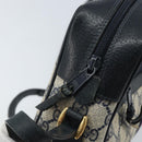 GUCCI GG Supreme Sherry Line Shoulder Bag PVC Navy Gold 56 02 005 Auth ARZ102-15